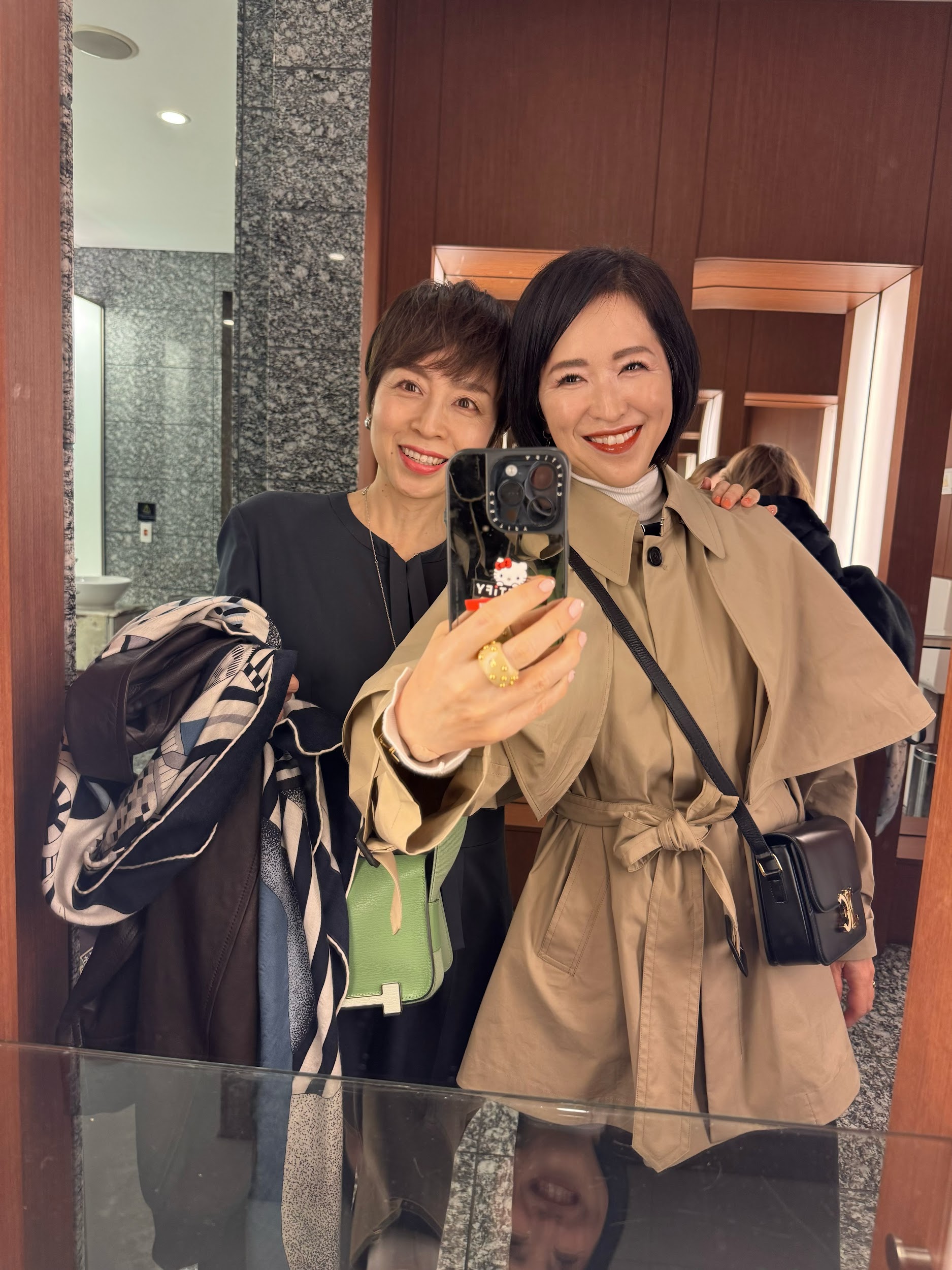 成田千恵さんと仲よしの小百合さん