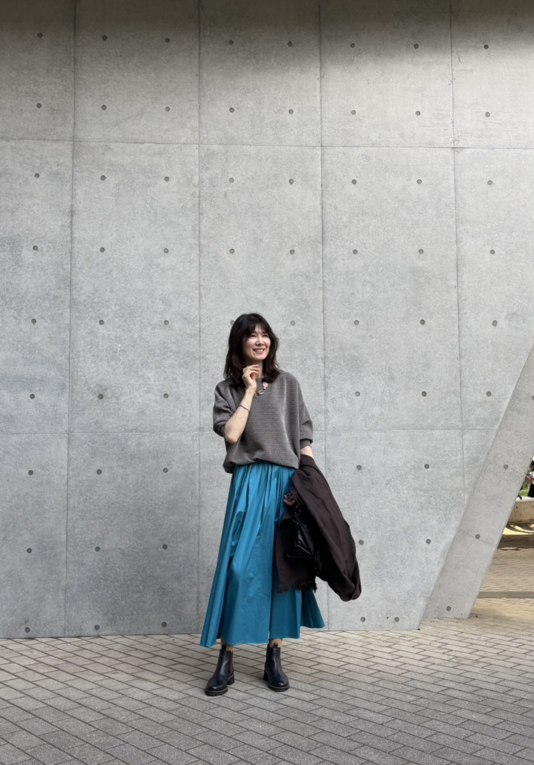 「ミラ オーウェン」のギャザーマキシスカート