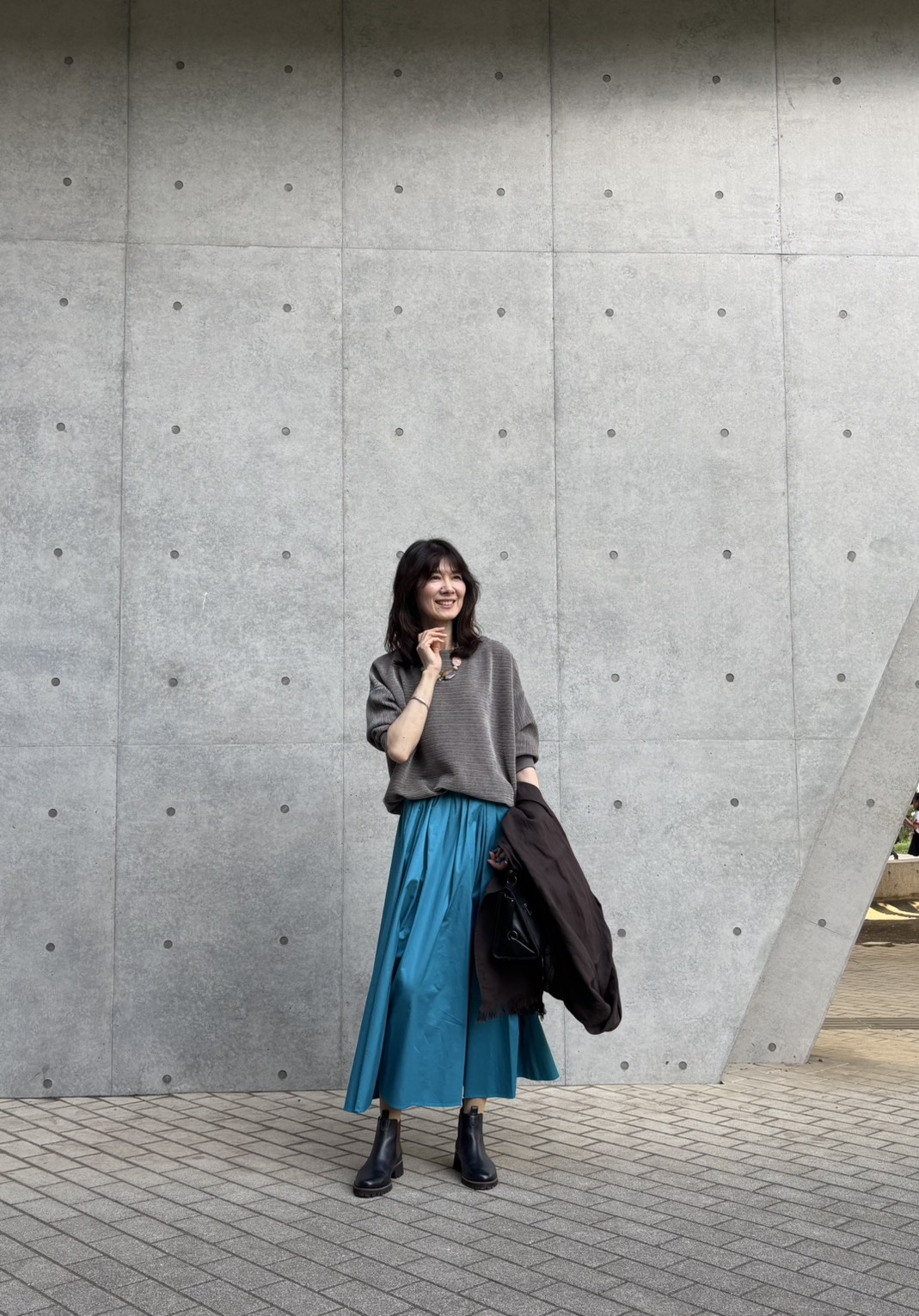 「ミラ オーウェン」のギャザーマキシスカート