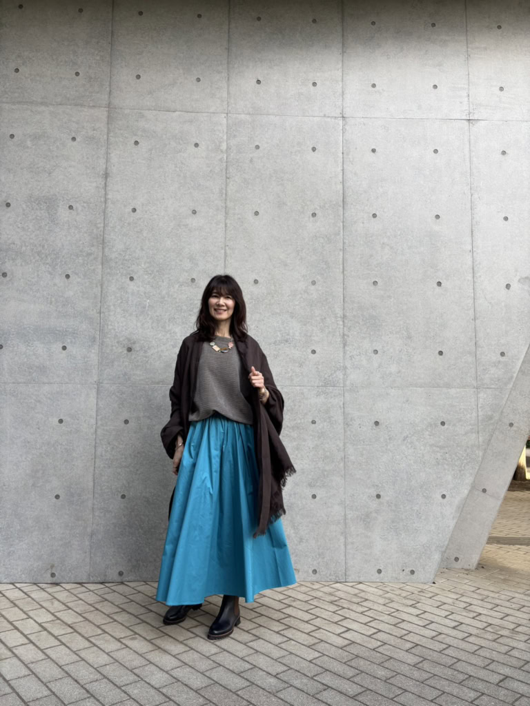 「ミラ オーウェン」のギャザーマキシスカート