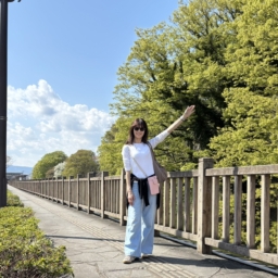 山形市内の霞城公園のお堀