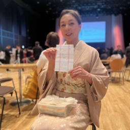 着物でイベントに参加