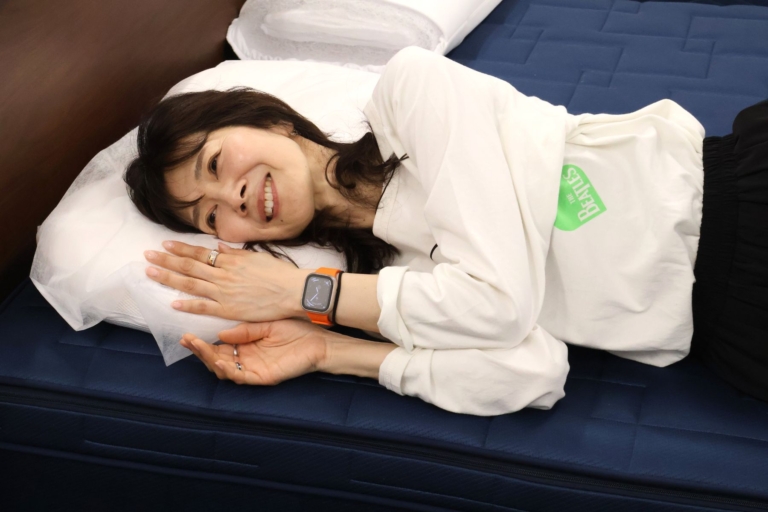 合う枕なら仰向けも横向きも寝姿勢が楽に