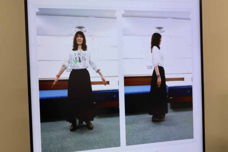 fumiさんの体形からAIが合うマットレスを診断