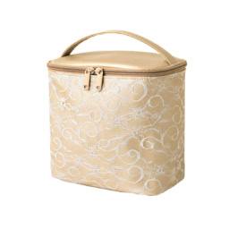 Harris［ハリス］レースつき上品バニティポーチ