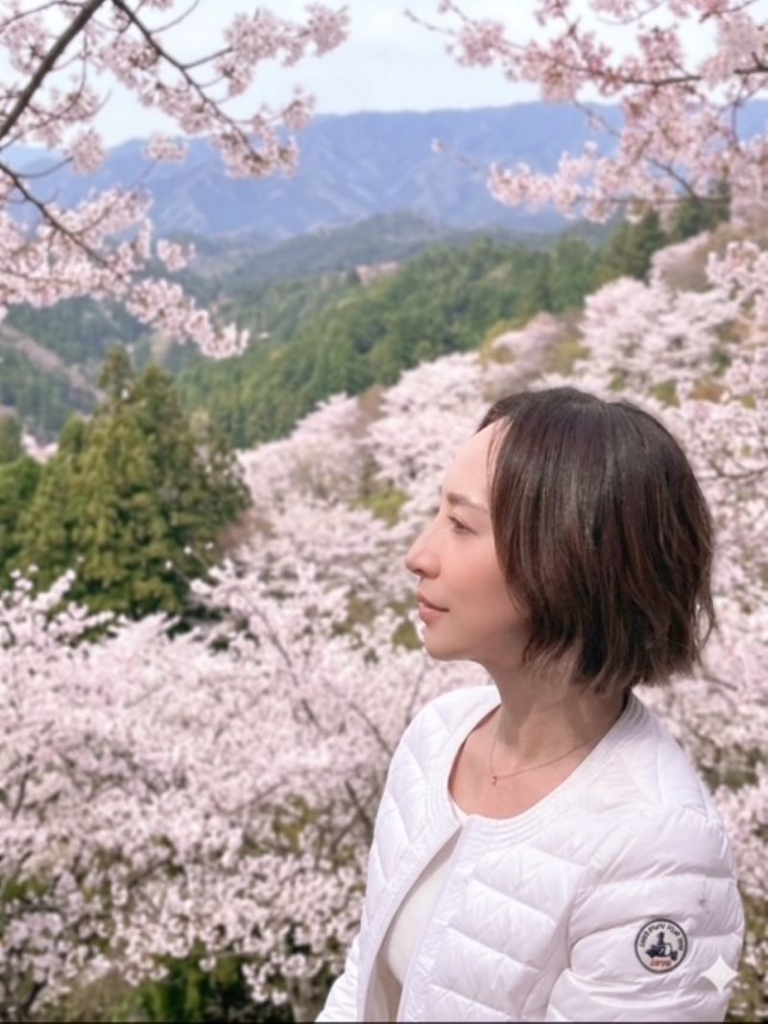 中川由起子さんお花見1