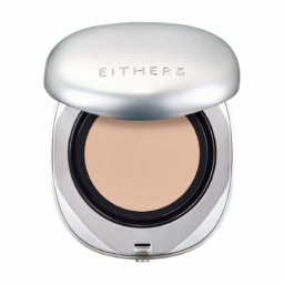 EITHER＆（イーザーアンド）サテン ピクセル メッシュ クッション　SPF50+　PA++++　4色展開　￥2,970