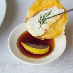 白身魚と野菜の卵のジョン