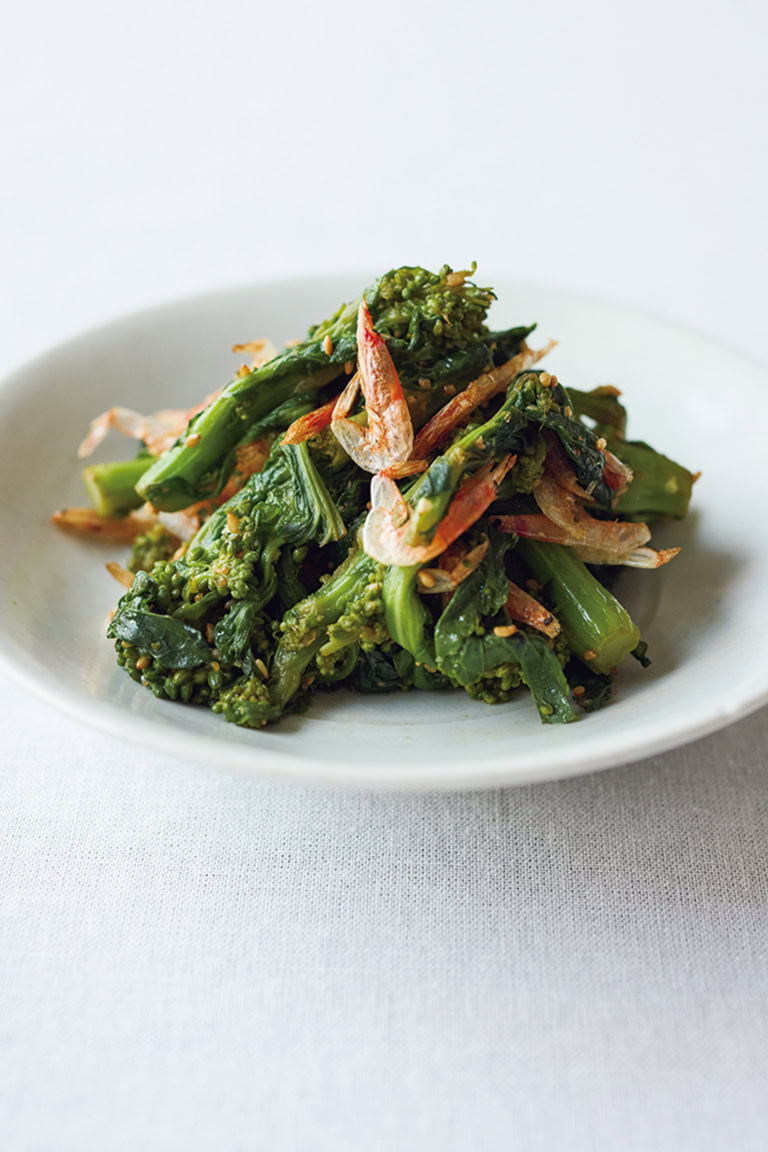 菜の花と桜えびのナムル