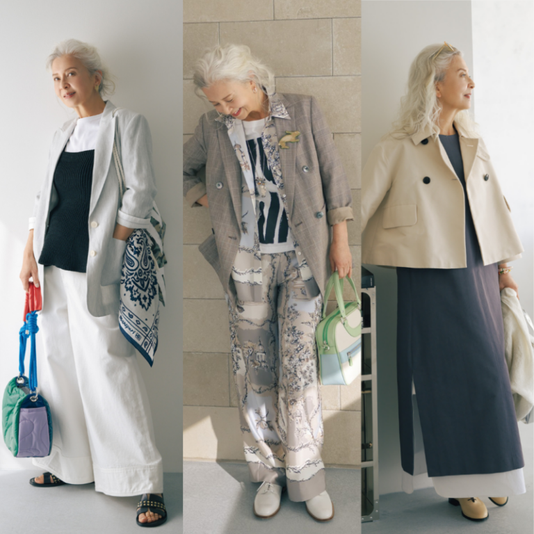 【第8位】【60代ファッション】結城アンナさんのジャケットスタイル！「大人カジュアル」にぴったりな着こなし3選