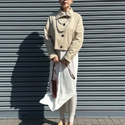 素敵なあの人5月号特別付録「グラスコードつき偏光サングラス」をかけた素敵ブロガーのMOTOMIさん