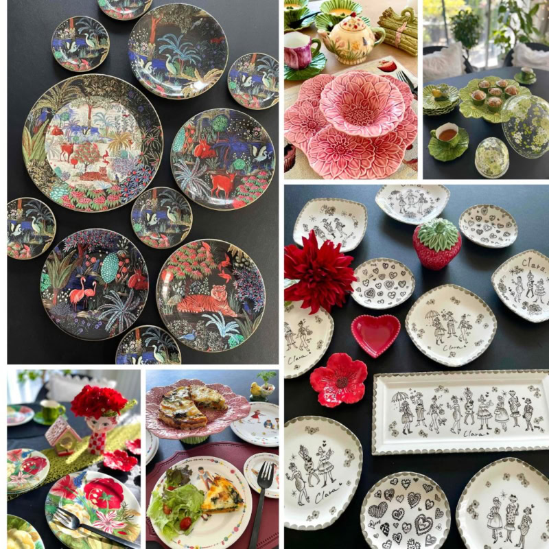 【60代ブログ】食卓が華やぐ器「ジアン」「ボルダロ・ピニュイロ」から、自作の品まで！素敵ブロガー鈴木恵さんのコレクション