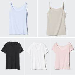 「エアリズムインナー」￥1,290～￥2,990→￥990〈4/24(金)〜5/7(木)〉／ユニクロ　※一部対象外のアイテムがあります