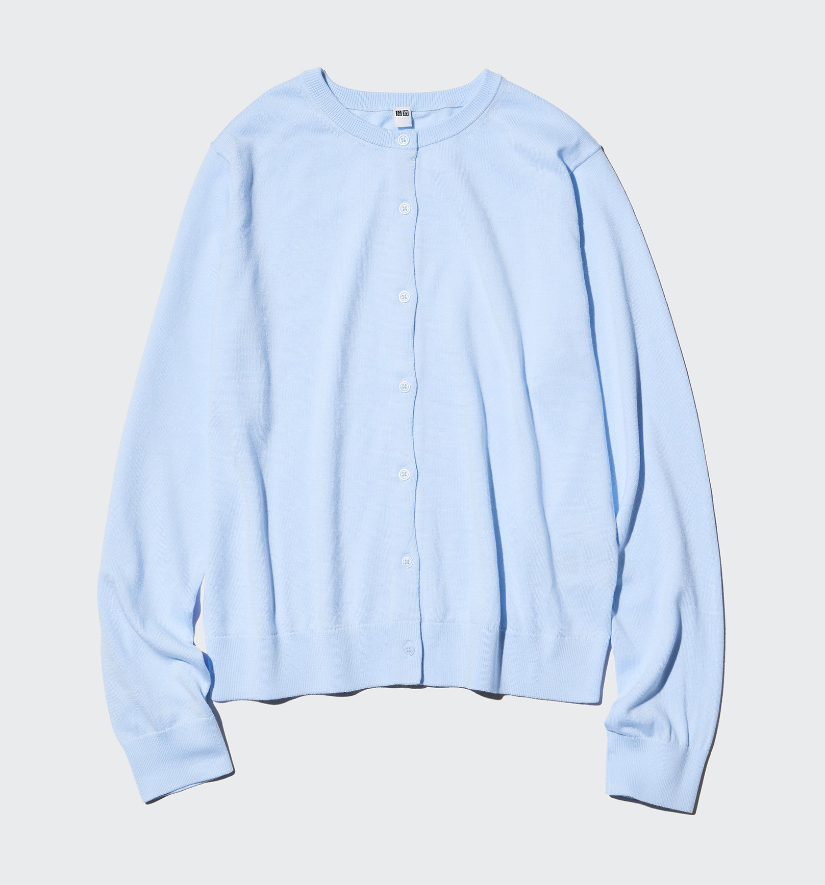 UVカットクルーネックカーディガン ￥2,990→￥1,990〈4/24(金)〜4/28(火)〉／ユニクロ