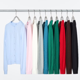 UVカットクルーネックカーディガン ￥2,990→￥1,990〈4/24(金)〜4/28(火)〉／ユニクロ