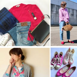 【第8位】【60代ファッション】無印良品などで見つけたピンクアイテムで作る春色コーデ！