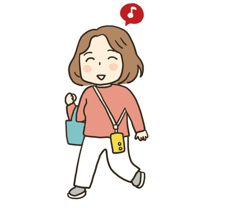 荷物が減ってお出かけが身軽に♪