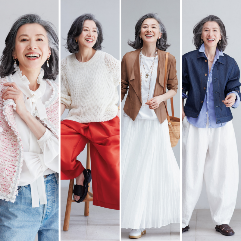 【第4位】【60代ファッション】60代がいま着るべきは「白」！今季取り入れたいホワイトアイテム4選