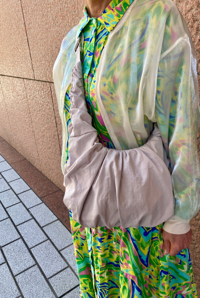 シャーリングがかわいいGU_タンブリングバッグ