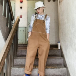 ボーダーTシャツコーデ