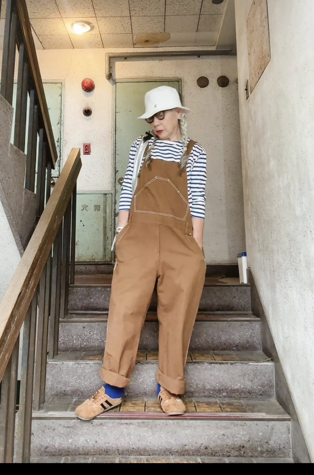 ボーダーTシャツコーデ