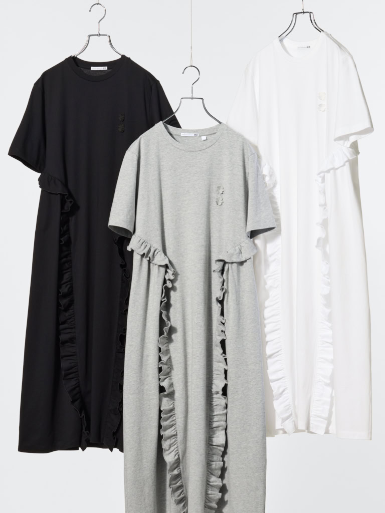 フリルTワンピース ¥3,990(ユニクロ アンド セシリー バンセン/ユニクロ)
