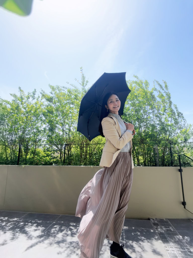 芦屋ロサブランの日傘