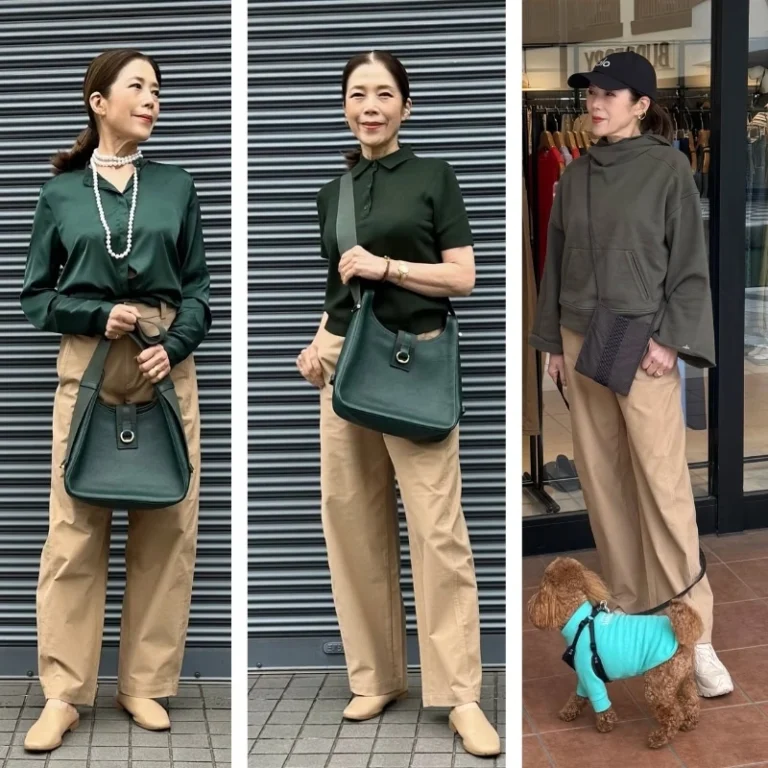 【第2位】【60代ファッション】この春頼れる「ユニクロ」のバレルレッグパンツで愛犬と「三井アウトレットパークジャズドリーム長島」へ
