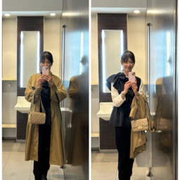 pants : saqui、bag : allureville、shoes : fabiorusconi、coat : PLUS OTO.HA