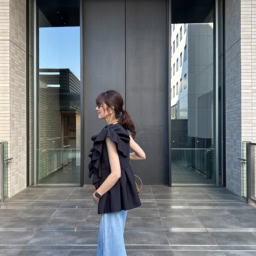 tops＆bag : Lazo_N33°、pants : UNIQLO、shoes : arashoes