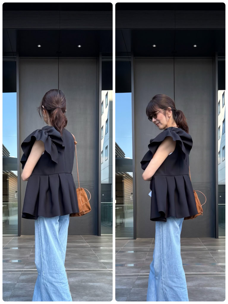 tops＆bag : Lazo_N33°、pants : UNIQLO、shoes : arashoes