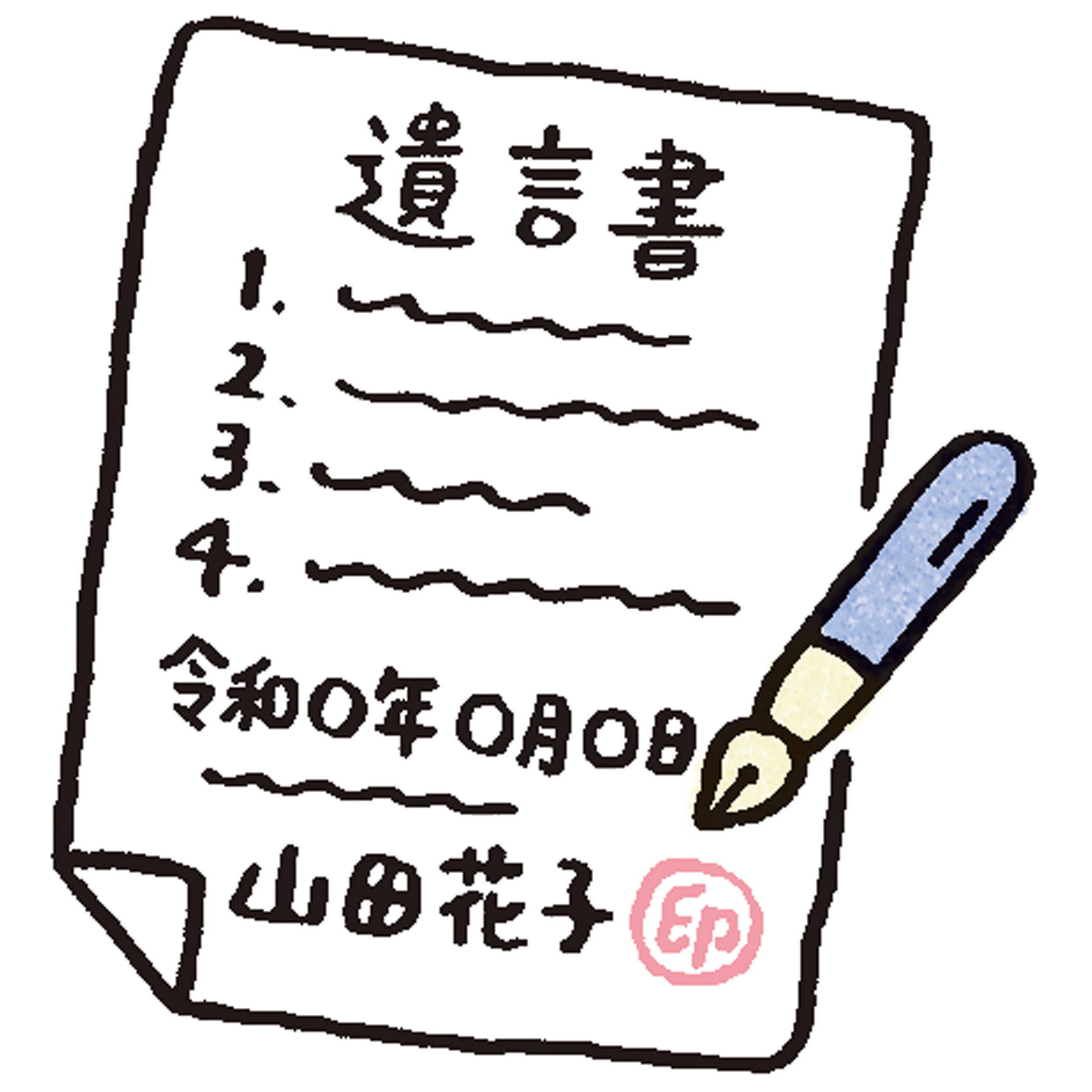 自筆証書遺言の必須条件