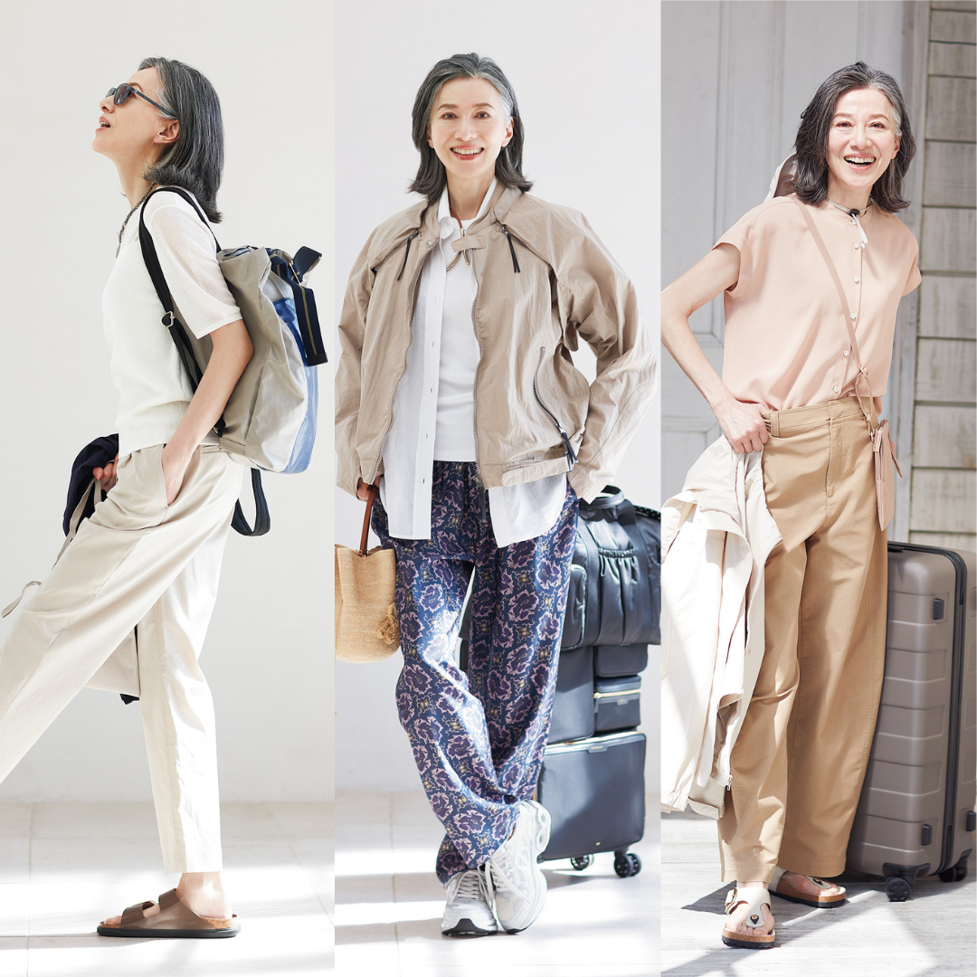 60代の旅ファッション】「ユニクロ」「GU」「無印良品」も大活躍!旅の 60代の旅ファッション】「ユニクロ」「GU」「無印良品」も大活躍!旅の