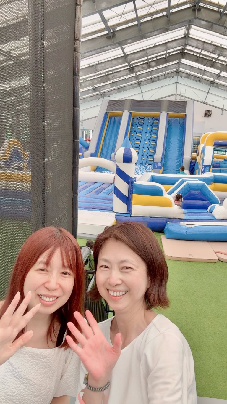 大人も子供も一緒に夢中で遊べる場所でした