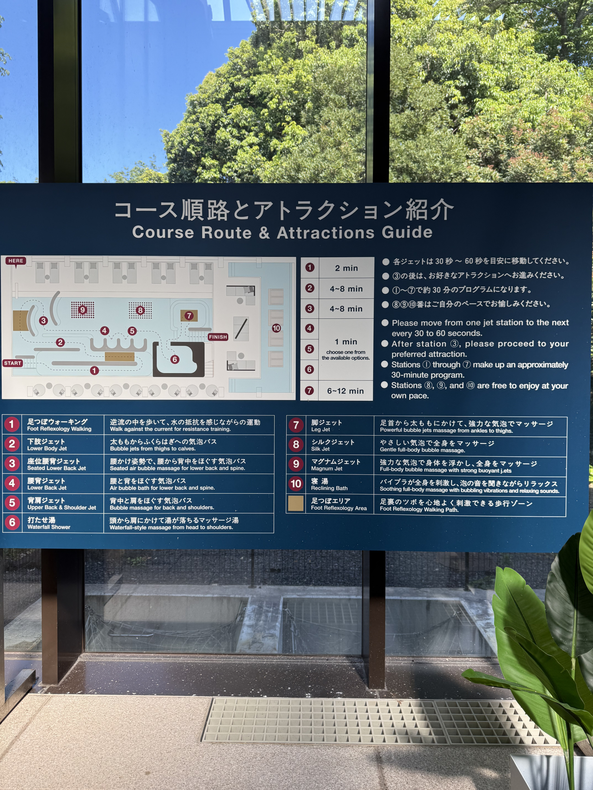 海洋深層水プールの中もアトラクション