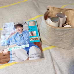 素敵なあの人6月号・特別付録「ハリス」コラボ『上品バニティポーチ』