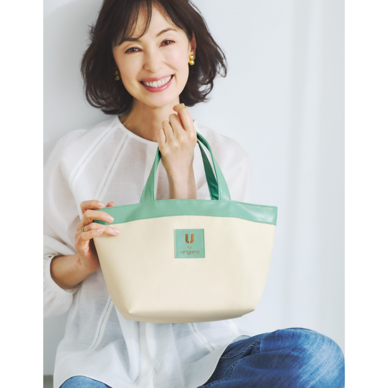 【雑誌付録】フランス生まれの人気ブランド「Ubyungaro(ユーバイウンガロ)」コラボ! マチたっぷり「舟形トートバッグ」が付録で! 5月15日発売【素敵なあの人2026年7月号付録】