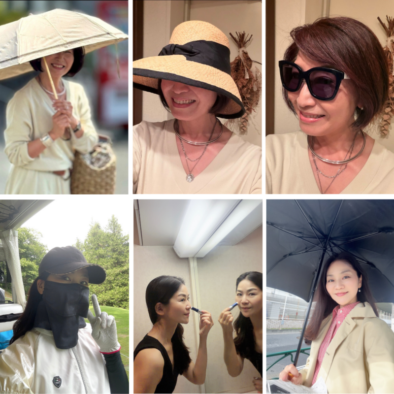 【50・60代UVケア】敏感肌を守るUVケア&ゴルフを楽しみながらも美肌をキープする紫外線ケアを大公開!愛用アイテムもご紹介!
