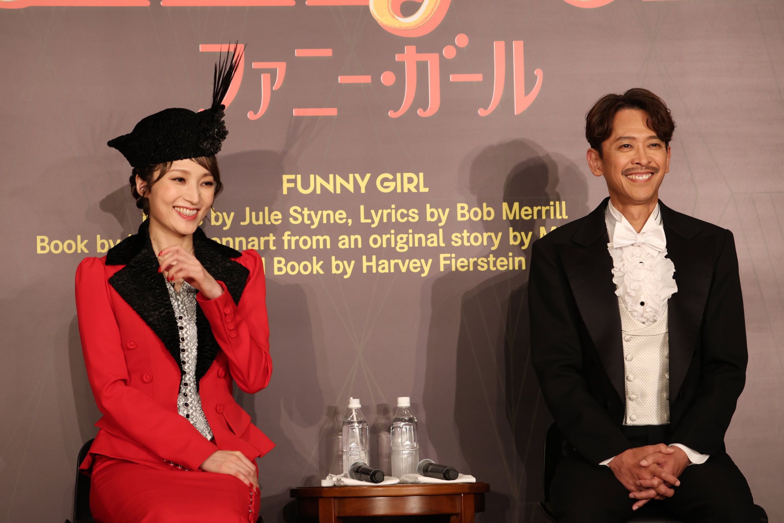 ファニー・ブライス役の望海風斗さんと、ニック・アースティン役の坂本昌行さん
