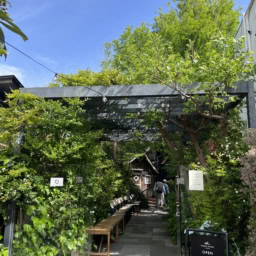 鎌倉の人気カフェ「Garden house」のテラス