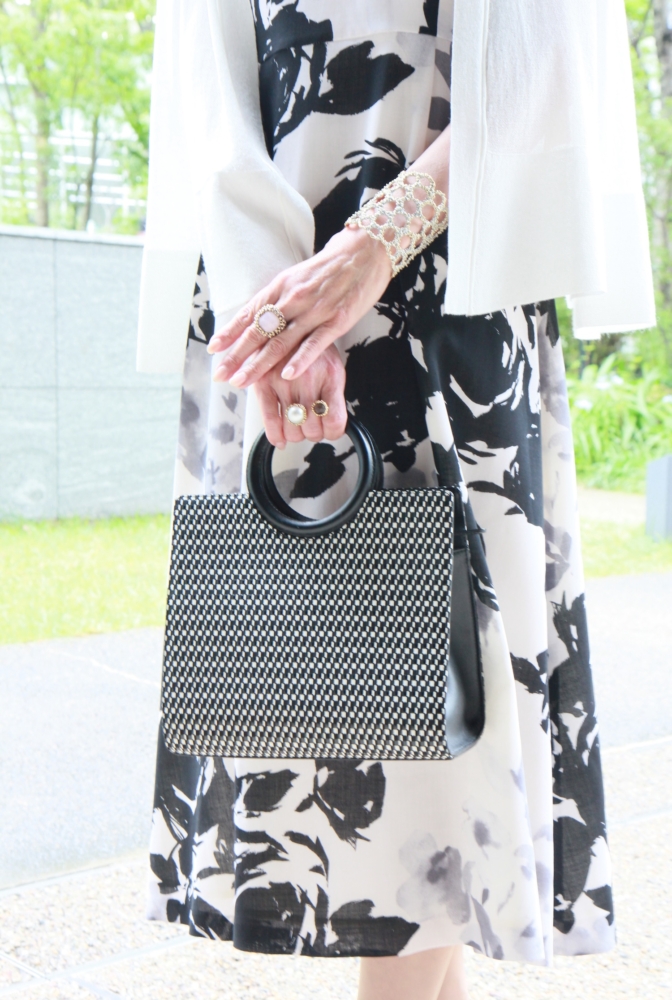 印傳屋上原勇七_NYリングハンドルバッグ
