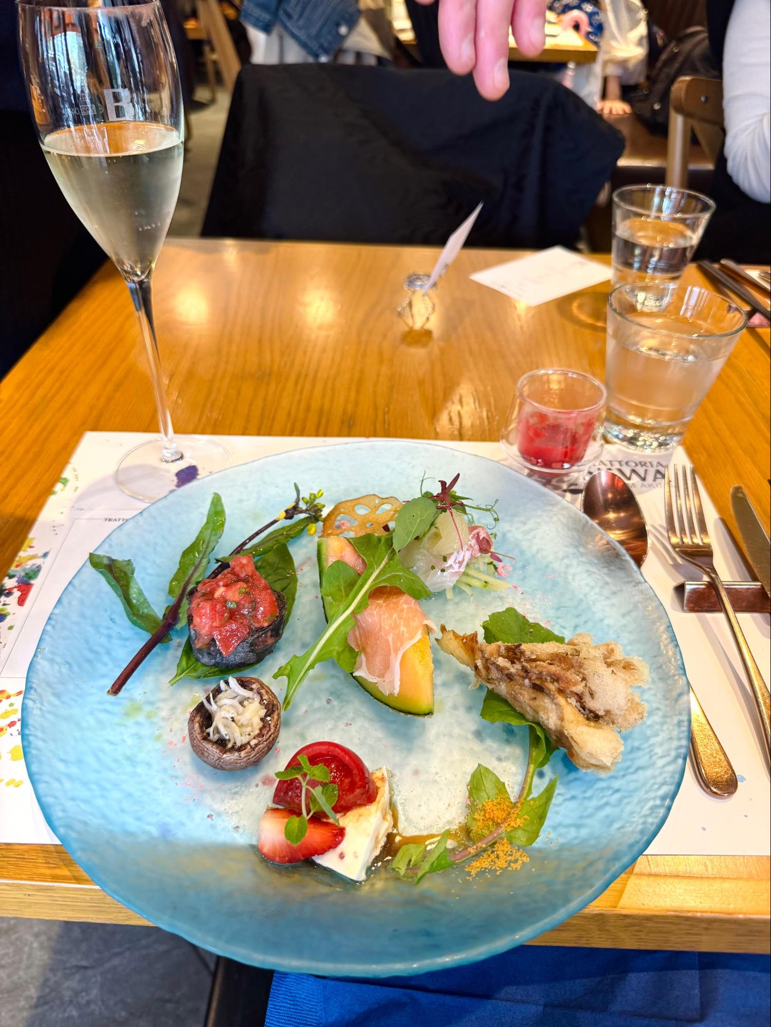 表参道駅近くにあるイタリア料理の名店「TRATTORIA庭」のお料理