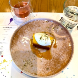 表参道駅近くにあるイタリア料理の名店「TRATTORIA庭」のデザート