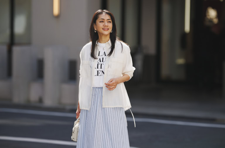 ピアス¥27,720、ネックレス¥34,100/ともにバルブス(ズットホリック)