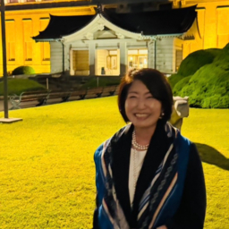 東京国立博物館で記念撮影