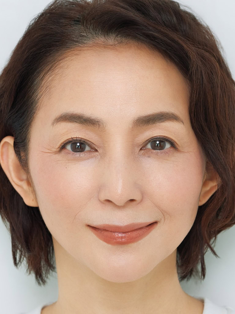 口まわり重ね塗りメイク