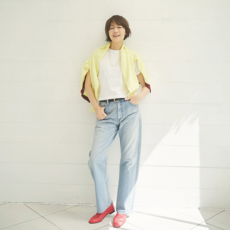 【60代おしゃれ】今年の夏「Tシャツ」人気モデル富岡佳子さんは何を選ぶ?どう着る?〈富岡佳子のWhatILove〉