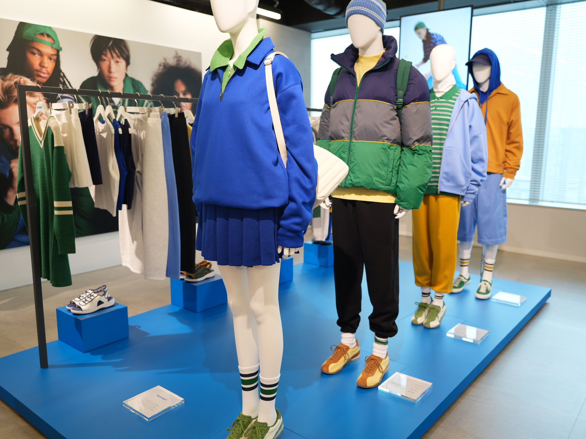 GU_SPORT(スポーツ):スポーツミックスした鮮やかなストリートスタイル
