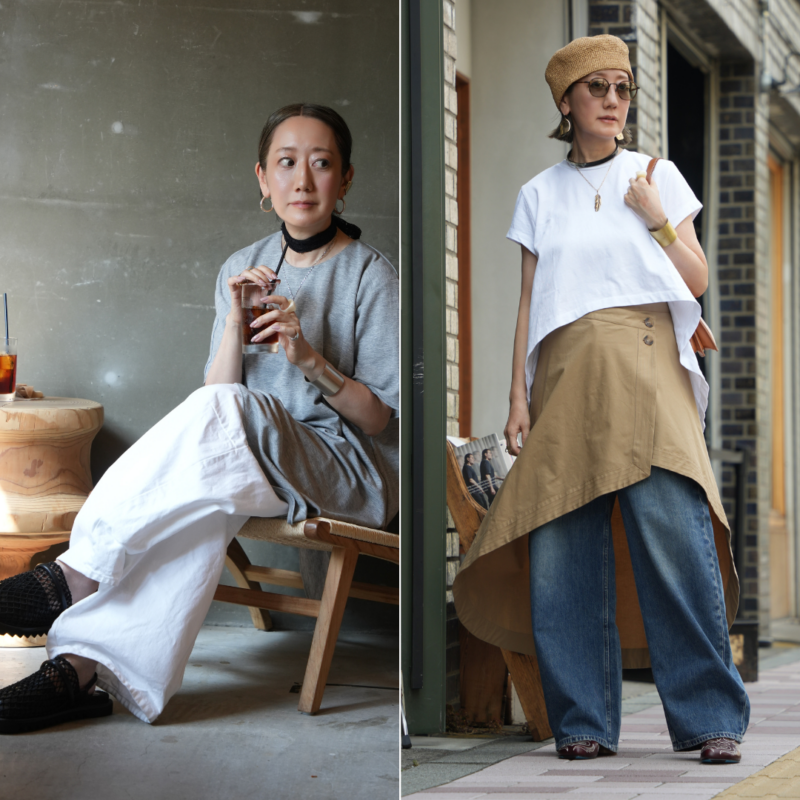【ユニクロ＆ZARA】60代が品よく着こなす夏の旬デニム！スタイルアップが叶う大人の着こなし2選【6日間コーデDay3・Day4】