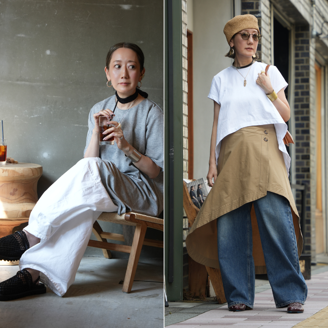 【ユニクロ＆ZARA】60代が品よく着こなす夏の旬デニム！スタイルアップが叶う大人の着こなし2選